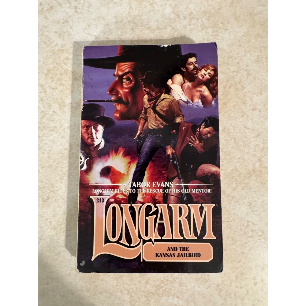Longarm and the Kansas Jailbird #243 Tabor Evans Western Paperback 1999 Jove‎